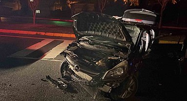 Kontrolden çıkan otomobil takla attı: 4 yaralı