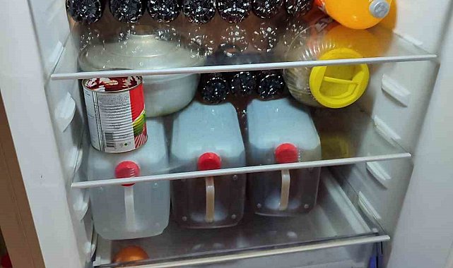 Konya'da kaçak içki operasyonu