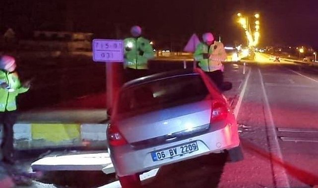 Konya'da trafik kazası: 2 yaralı