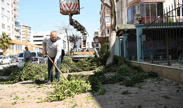 Konyaaltı Belediyesi'nden cami bahçelerinde Ramazan temizliği