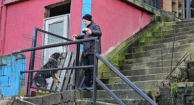 Köpeğin vefası herkesi duygulandırdı