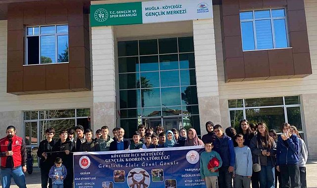 Köyceğiz'de gençler ara dönem kampında buluştu