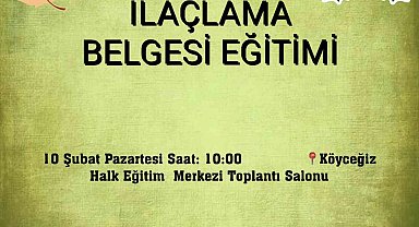 Köyceğiz'de ilaçlama belgesi eğitimi yapılacak