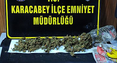 Kuş kümesinde uyuşturucuya polis baskını