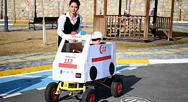 Kuşadası'ndaki trafik ve eğitim parkı 2,5 ayda 1738 öğrenciyi ağırladı