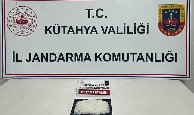 Kütahya'da jandarmadan uyuşturucu operasyonu: 1 kişi tutuklandı