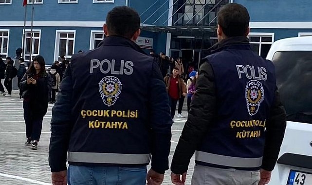 Kütahya'da okul çevrelerinde güvenlik denetimi