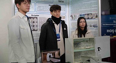 Lise öğrencileri kapalı ortamları sterilize edecek cihaz ve odun külünden sirke üretti