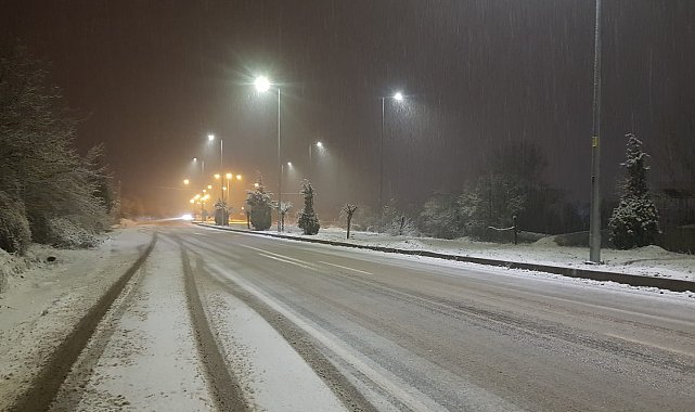 Malatya'da kar yağışı etkili oluyor