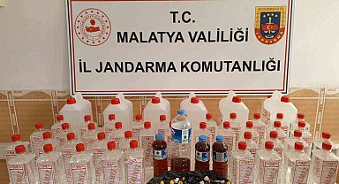 Malatya'da sahte alkol operasyonu