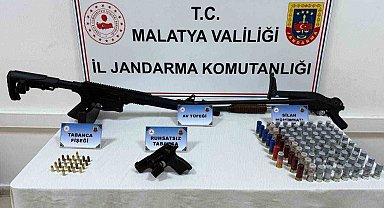 Malatya'da silah ve mühimmat kaçakçılığı operasyonu