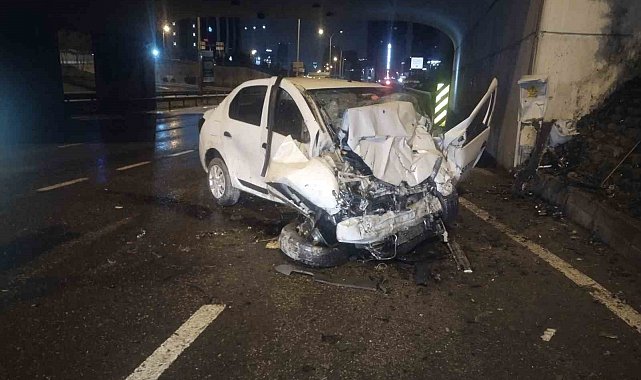 Maltepe'de trafik kazası: 1 ağır yaralı