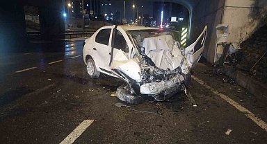 Maltepe'de trafik kazası: 1 ağır yaralı