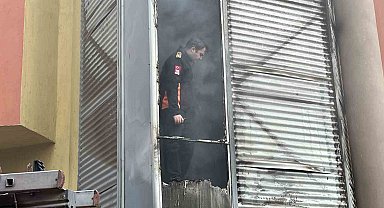 Manisa Ayakkabıcılar Sitesinde korkutan yangın