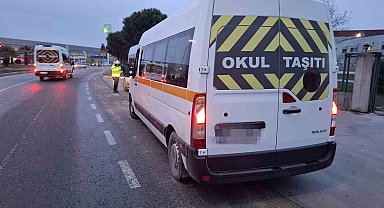 Manisa'da denetlenen 187 okul servisinden 6'sına ceza kesildi