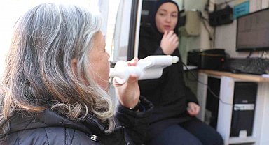 Manisalılara solunum testi yapıldı