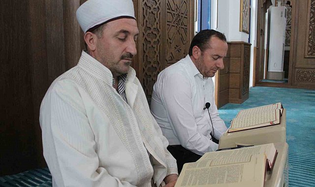 Manyas'ta Ramazan ayının simgelerinden mukabele geleneği başladı