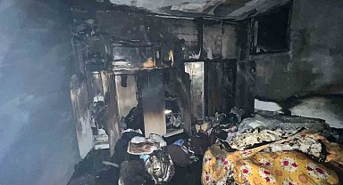 Mardin'de ev yangınında 1 kişi yaralandı