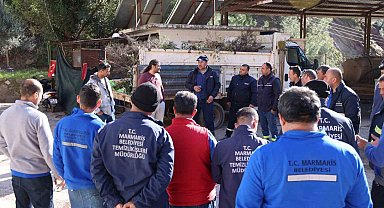 Marmaris Belediyesi personeline iş güvenliği eğitimi