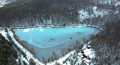 Mest eden manzarada kartopu keyfi