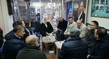 Milletvekili Gürcan, Tarihi Atlıhan Çarşısı'nda esnafın sıkıntılarını dinledi