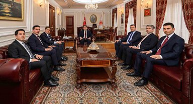 Milletvekili Şan, Adalet Bakanı Yılmaz Tunç'u ziyaret etti