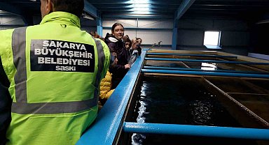 Minik öğrenciler suyun yolculuğuna tanıklık etti