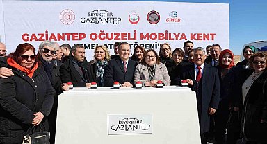 Mobilya Kent projesinin temeli atıldı