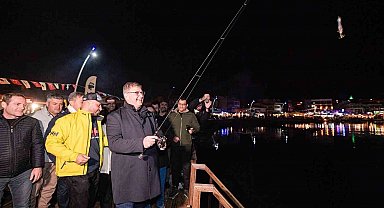 Mordoğan'da balık avı heyecanı