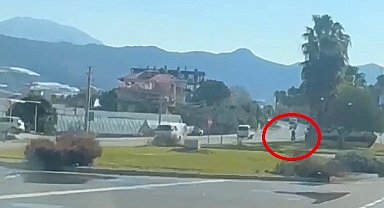 Motosiklet sürücüsü ters yönde ölüme meydan okudu