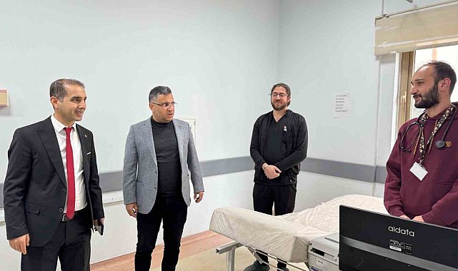 Müdür Şirik, Kahta Devlet Hastanesinde incelemelerde bulundu