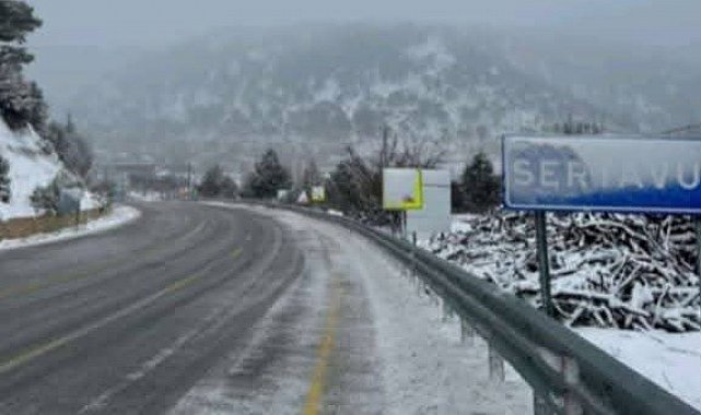 Mut Sertavul Geçidinde kar lastiği ve zincirsiz araçlara izin verilmiyor