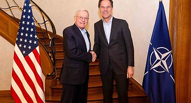 NATO Genel Sekreteri Rutte ile ABD'nin Ukrayna ve Rusya Özel Temsilcisi Kellogg ile bir araya geldi