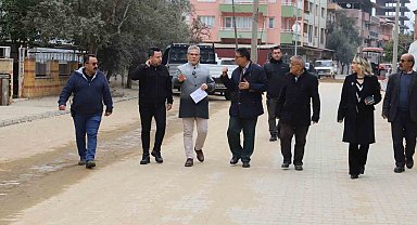 Nazilli Belediyesi Şirinevler Mahallesi'ndeki çalışmalarını sürdürüyor