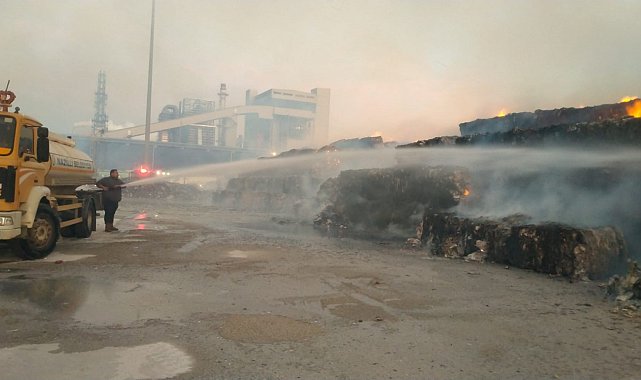 Nazilli Belediyesi'nden Söke'deki yangının söndürme çalışmalarına destek