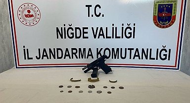 Niğde'de tarihi eser kaçakçılığı operasyonu: 1 gözaltı