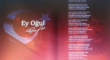 Öğretmen Doğan'ın 'Ey Oğul Beni An' isimli şiiri 'ÖğretmenİZ' dergisinde