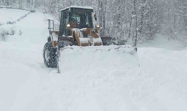 Ordu'da kara kış: Kapanan 633 mahalle yolundan 620'si açıldı