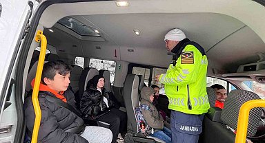 Ordu'da öğrencilerin güvenliği için servis araçları denetlendi