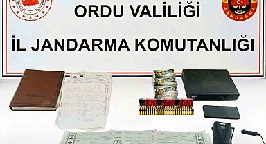 Ordu'da tefecilik operasyonunda 1 tutuklama