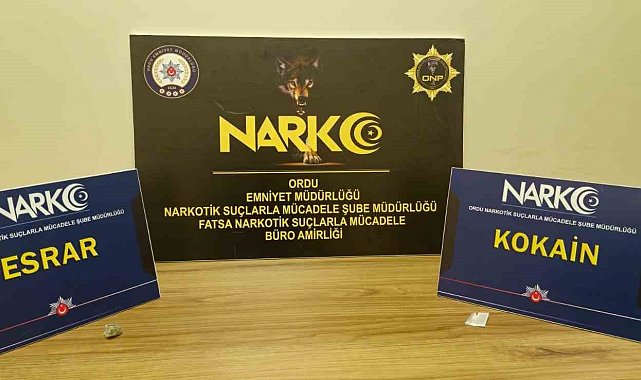 Ordu'da uyuşturucu operasyonlarında 4 tutuklama