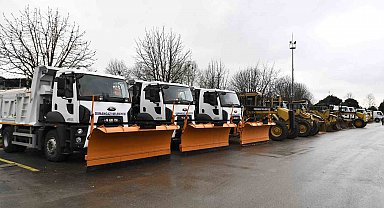 Osmangazi ekipleri kar yağışına karşı teyakkuzda