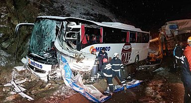 Otobüs kazasındaki yaralı sayısı 21'e çıktı