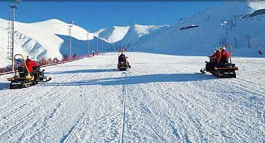 Palandöken'de yasaklı bölgede kayanlara 41 bin 342 TL ceza