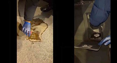 Polis doğalgaz kombisi ve kolanın içinde uyuşturucu aradı