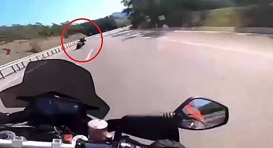 Polis memurunun hayatını kaybettiği kaza saniye saniye kask kamerasında