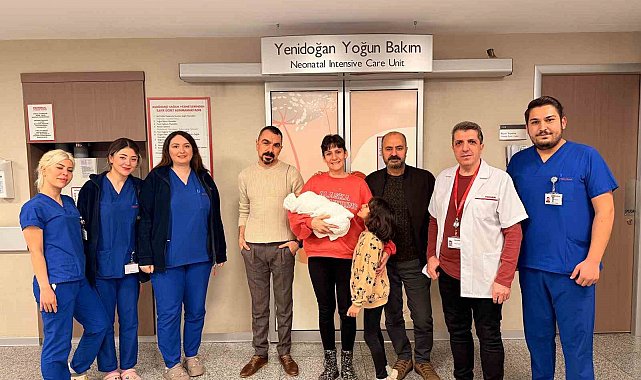 Prematüre doğan Zin, 51 gün sonra sağlığına kavuşarak taburcu edildi