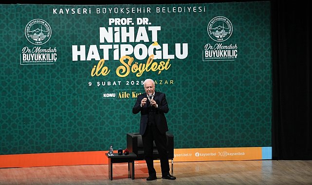 Prof. Dr. Hatipoğlu Kayserililere 'Aile Kavramı'nı anlattı