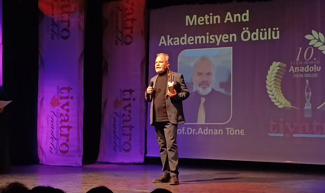 Prof. Dr. Tönel'e "Uluslararası Metin And Akademi Ödülü" verildi