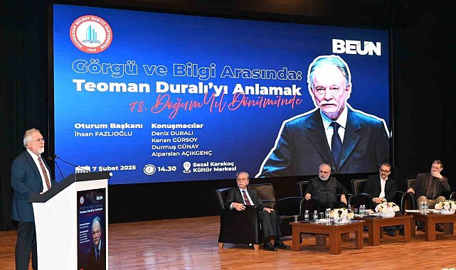 "Görgü ve Bilgi Arasında: Teoman Duralı'yı Anlamak" Paneli BEUN'da yoğun ilgi gördü